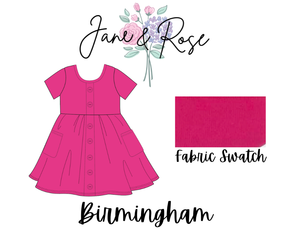 Pocket Dress | Fuscia (PREORDER)