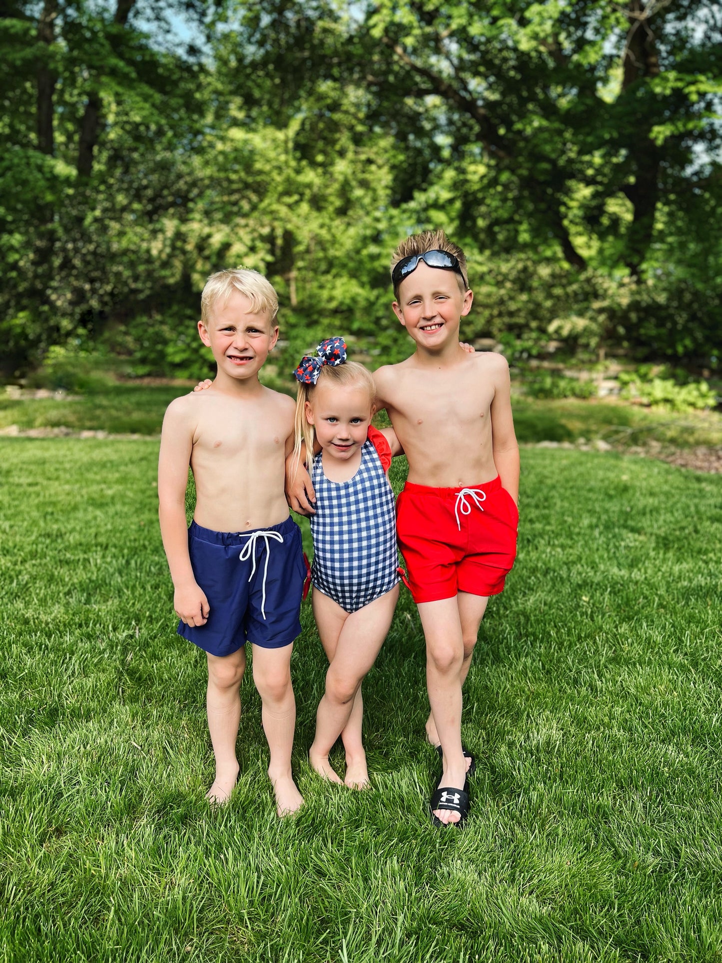 Sawyer Swim Shorts: Navy Blue