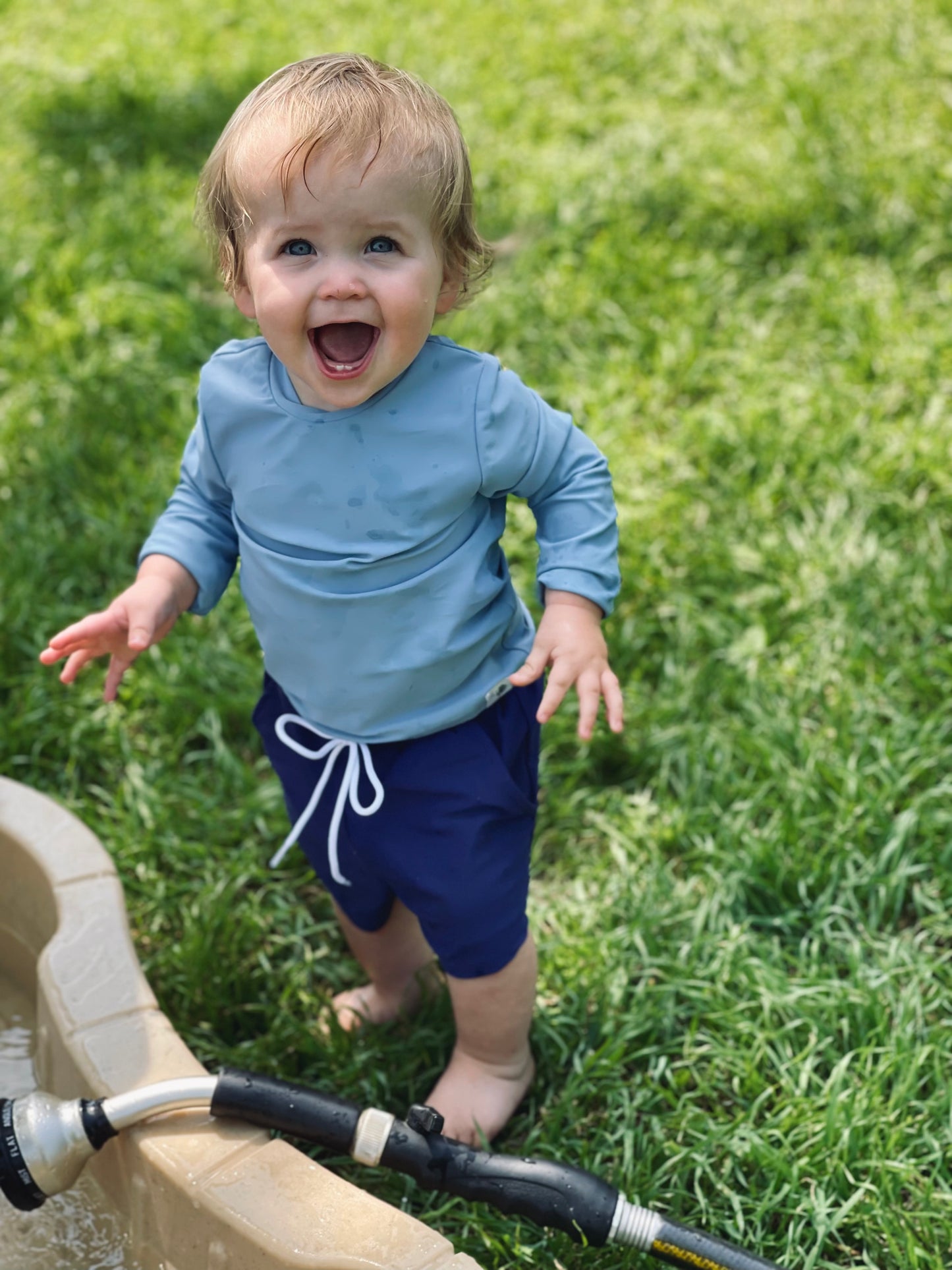 Sawyer Swim Shorts: Navy Blue