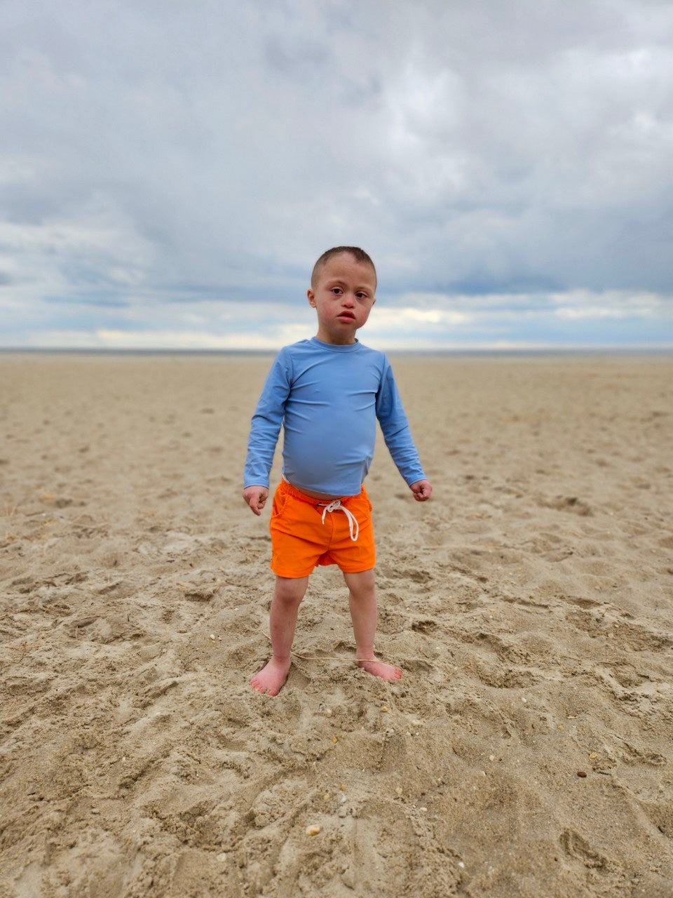 Sawyer Swim Shorts: ORANGE SODA