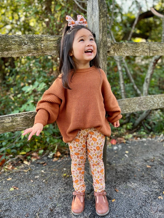 Harlow Chunky Sweater: Copper