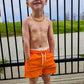 Sawyer Swim Shorts: ORANGE SODA