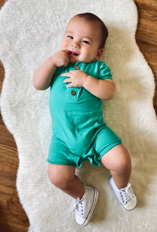 Austin Baby Toddler Romper: Green